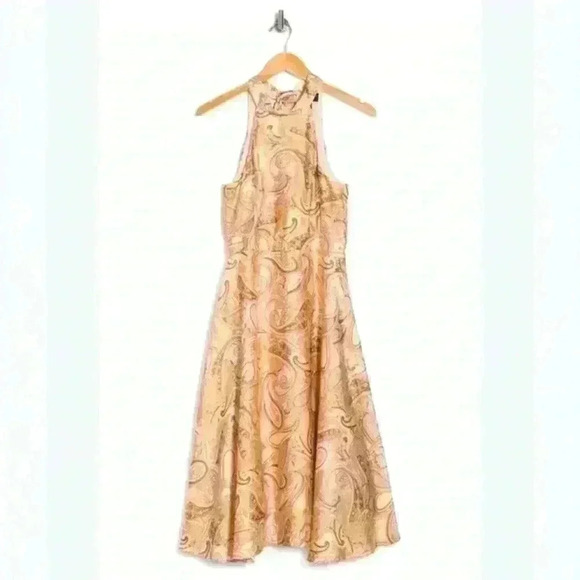 NWT Women’s Laundry By Shelli Segal Halter
Neck Midi Dress. - Picture 2 of 14